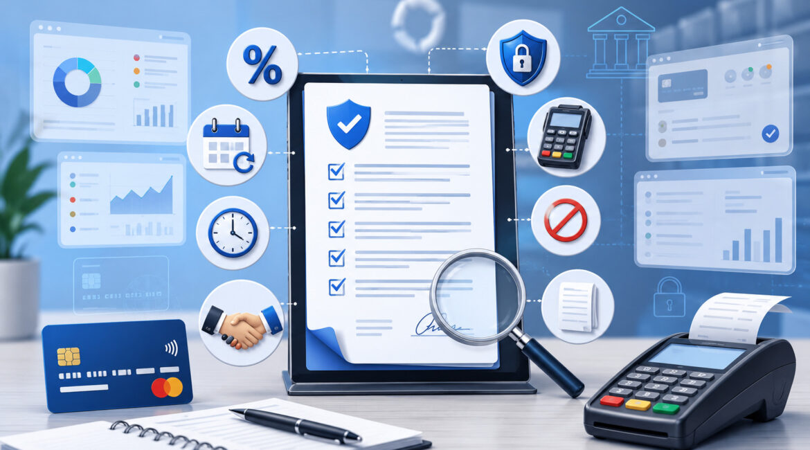 Merchant service contract terms explained