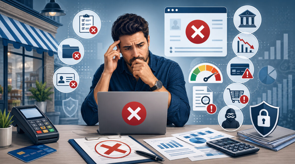 Merchant application declined due to payment processing risk review