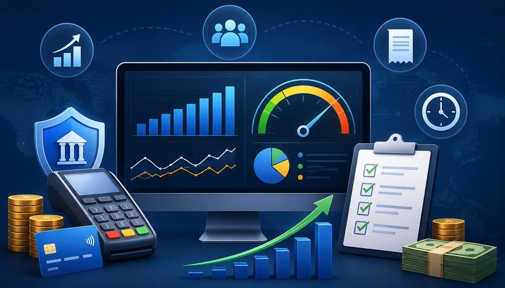 Merchant account volume caps and transaction velocity monitoring dashboard