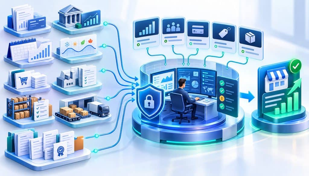 Documentation needed for a merchant account volume increase request, including processing history, bank records, forecast, inventory, and fulfillment evidence